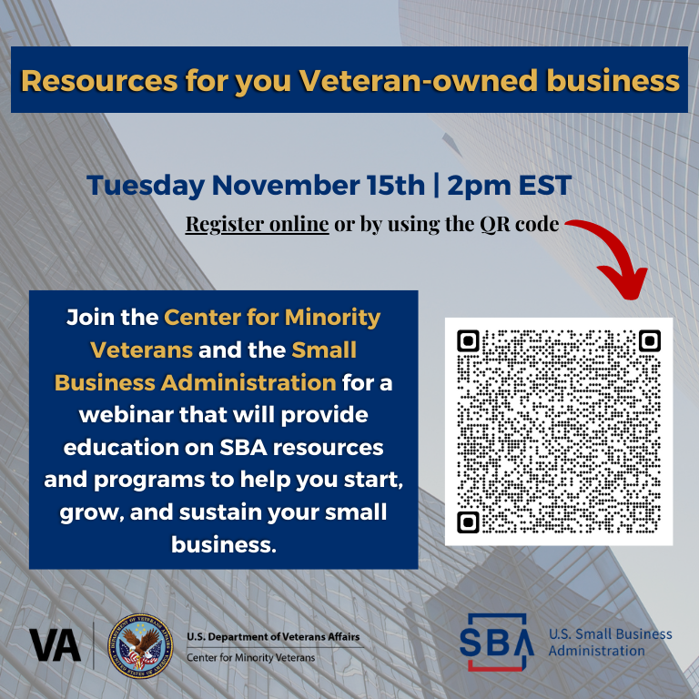 Happy Veterans Day: Resources for your Veteran-owned small business