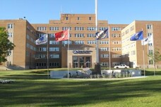 va hospital with seal