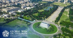 aerial view of the national mall 