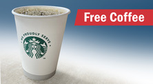 cup of coffee for free coffee at VA canteens