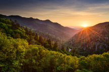 scenic view of the great smoky mountains