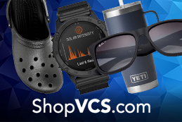 crocs, sunglasses, insulated mug and a watch.