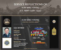 sample service reflections of a veteran's military service history from Together We Served