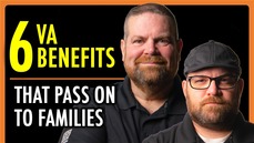 Six VA benefits that pass on to family members.