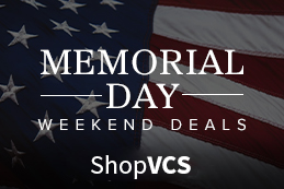 Memorial Day weekend deals on shopvcs.com.