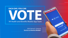 Each day you can vote for the VA health and benefits mobile app for the People's Choice award.