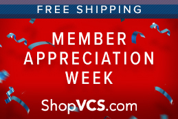 Free shipping from Shop VCS during Member Appreciation Week.