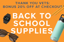 Back to school sales on ShopVCS.com.