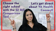 GI Bill Comparison Tool and VA Health Connect.