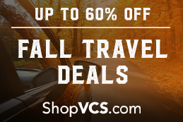 Up to 60% off fall travel deals from ShopVCS.com.