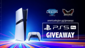 A Playstation 5 for the giveaway by American Legion.