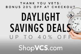 Daylight Savings deals from Shop VCS.