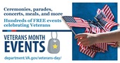 Hundreds of free Veterans Day events across the country.