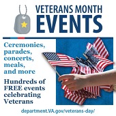 Veterans Month events.