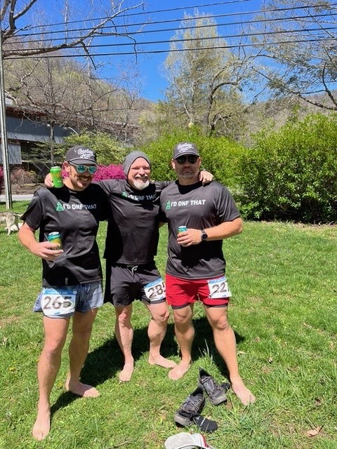 Runners posing for a picture