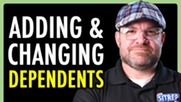 SITREP How to add or update dependents 