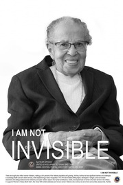 Black and white photo of a member of the 6888th