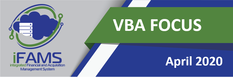 April VBA Focus Header