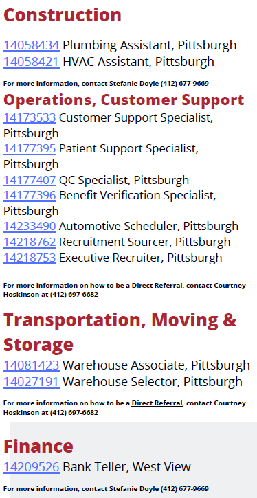 PA Career Link