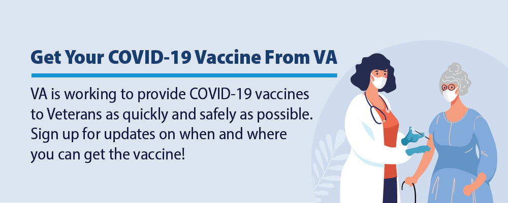 COVID-19 vaccine banner