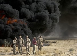 Military burn pits and smoke
