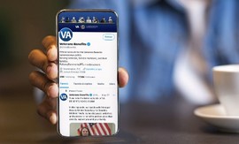 VBA’s Twitter feed on a smartphone