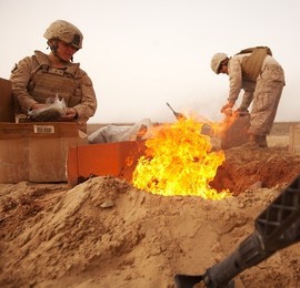 Military burn pit