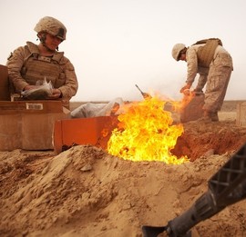 Military burn pit
