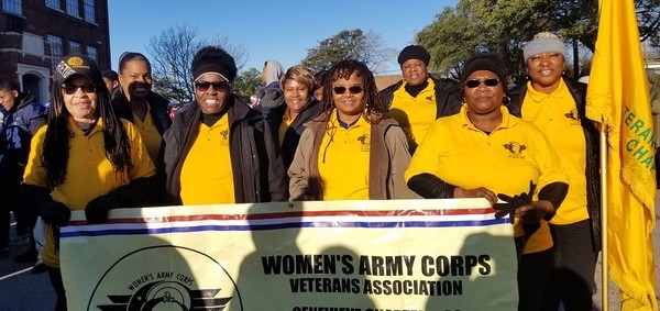 WAVA-AWU members walking in a parade