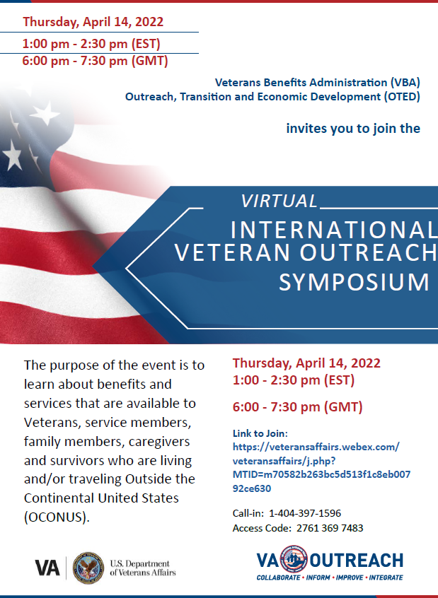 International Veteran Outreach Symposium