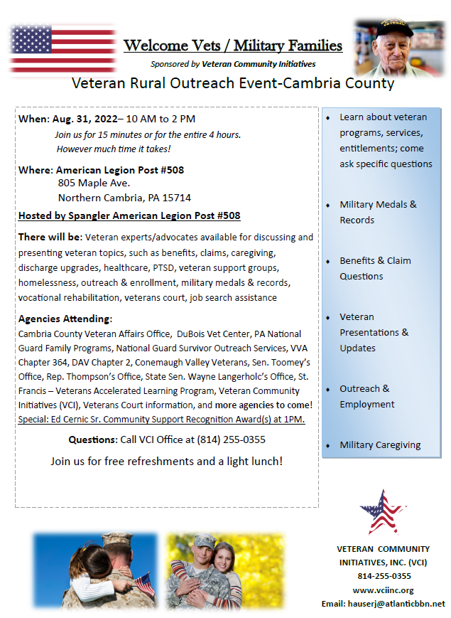 Rural Event Cambria County