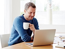 Man reading how to file a Supplemental Claim with VA