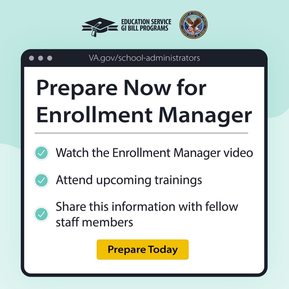 Prepare Now for Enrollment Manager