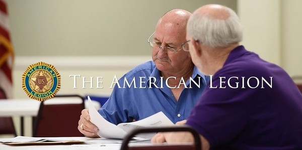 Veteran meeting with an American Legion service officer