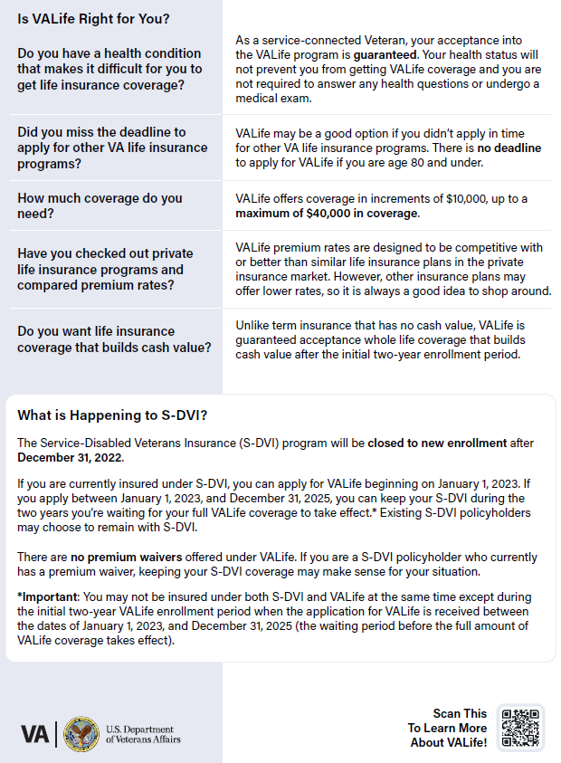 VA Life Insurance