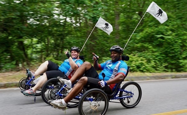 Veteran cyclists participating in Wounded Warrior Project’s Soldier Ride program