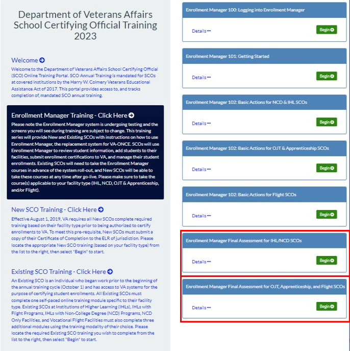 Enrollment Manager Screenshot