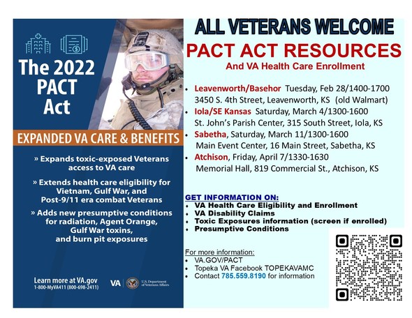 Upcoming PACT Act Events