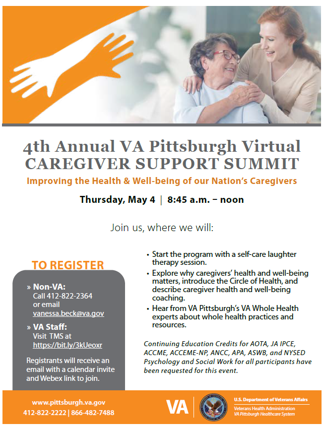 4th Annual VA Pittsburgh Virtual Caregiver Support Summit