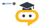 Graphical image of Billie, a yellow conversation bubble wearing a black graduation cap