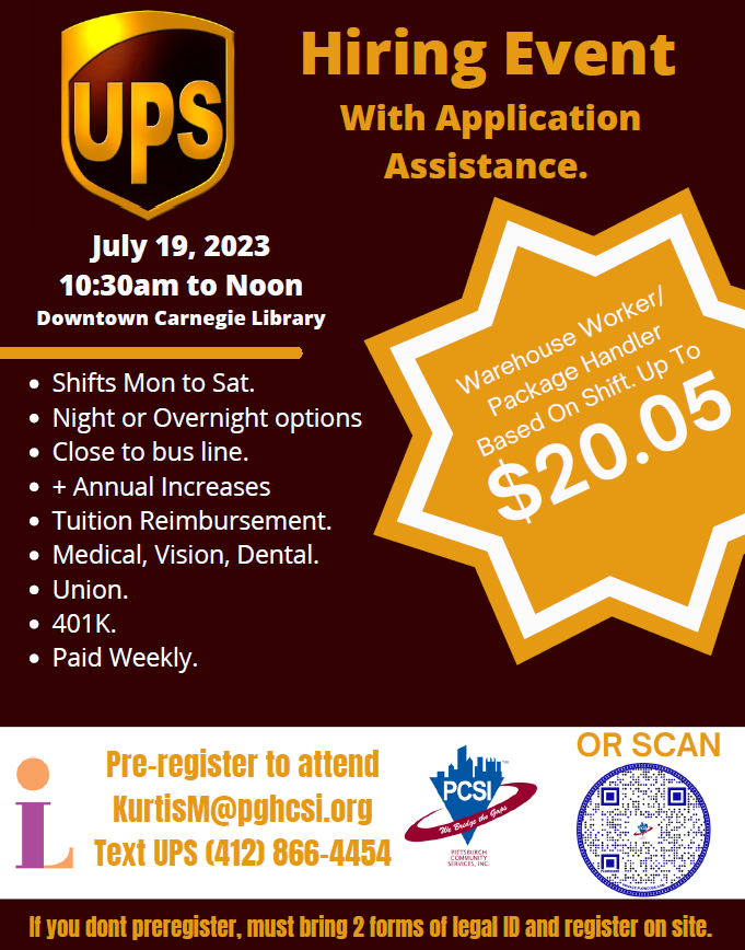 UPS Hiring Event