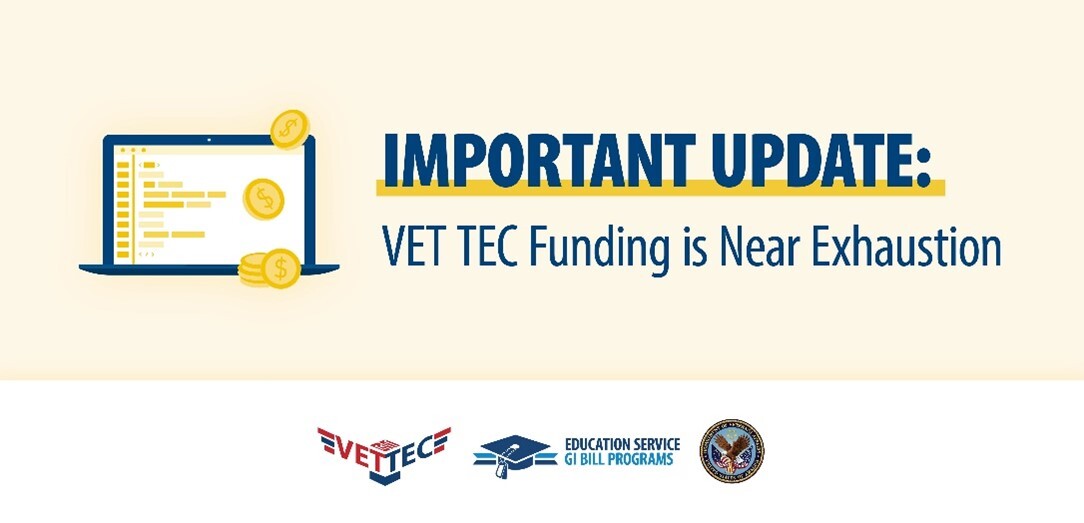 VET TEC Funding Nearing Exhaustion Image