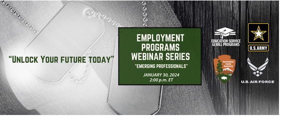 Employment programs webinar banner