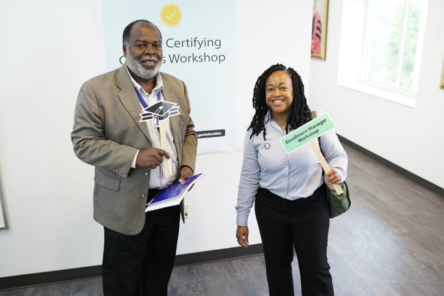 Two SCOs from the Emory SCO Enrollment Manager workshop