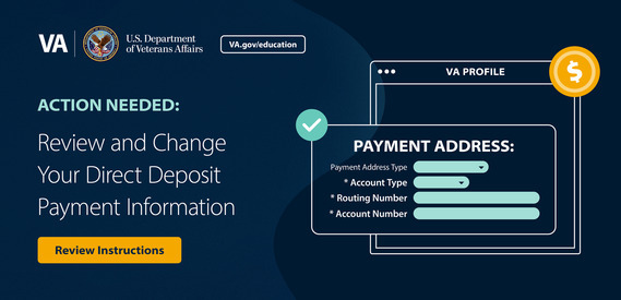 Review and change your direct deposit graphic