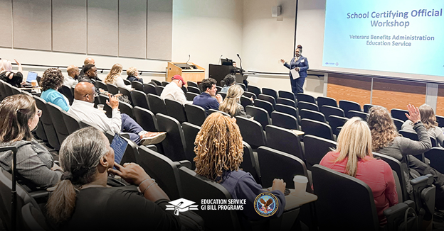 Picture of Paula West (NTT-S) presenting to SCOs at Bowie State University