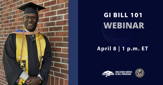 Reminder – GI Bill 101 Webinar today