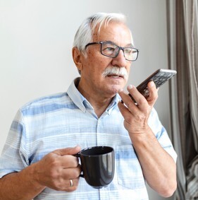 Veteran on Phone