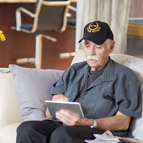 Veteran Researching