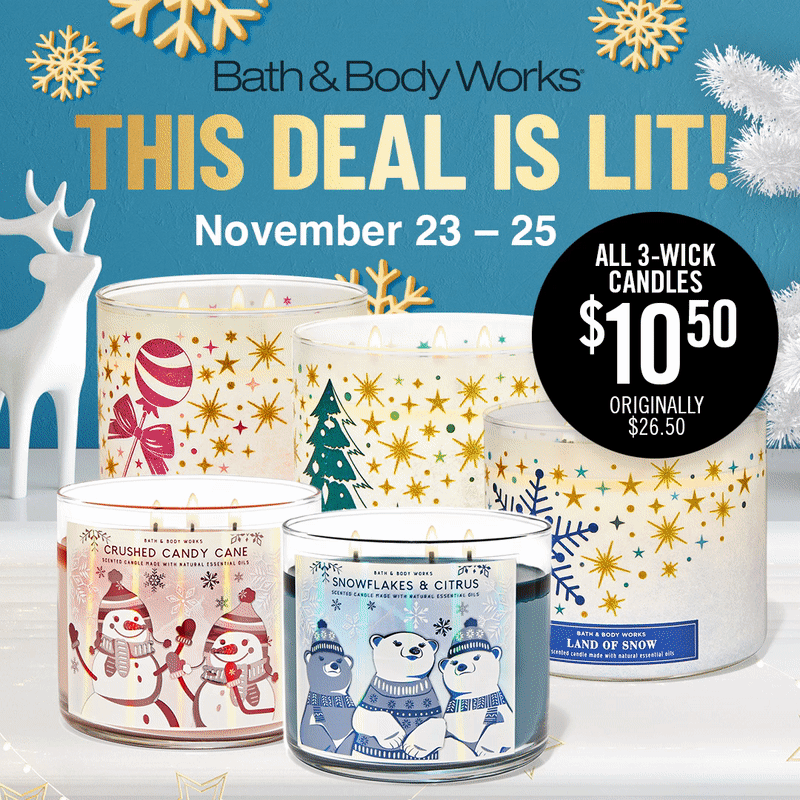Bath and Body Works Mega Candle Event